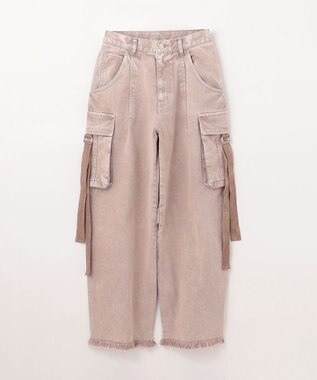 GRACE CONTINENTAL コクーンデニムカーゴパンツ グレー