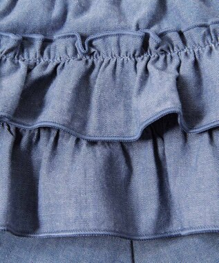MIKI HOUSE HOT BISCUITS 【フリー(70-90cm)】 フリル付き ベビーブルマ ブルー
