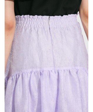 Green Parks ジャガードボリュームスカート Purple