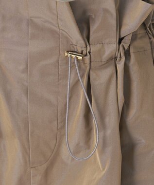 23区 S 【R(アール)】LIMONTAマイクロタフタ ドロスト フレアスカート ベージュ系