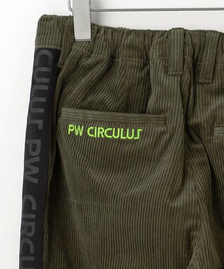 PW CIRCULUS 【MEN】サイドライン コーデュロイパンツ カーキ系