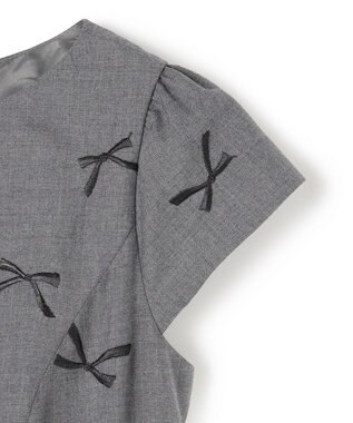 TOCCA 【洗える・消臭】SWIMMING RIBBON ドレス グレー系7