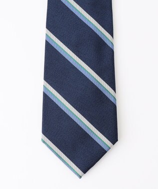 J.PRESS MEN 【STRUCTURE MIX COLLECTION】レジメンタル ネクタイ ネイビー系1