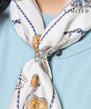 J.PRESS LADIES 2WAY ライン スカーフ リング