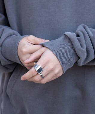 WEGO ピグメントグラフィックプルパーカー 柄4