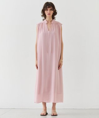 BEIGE， 【洗える】MUSCARI / ソフトシルクスキッパードレス Old Rose