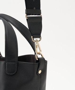 russet 《WEB限定》ソフトレザー2WAYミニトートバッグ(CE-1672-WEB) Black