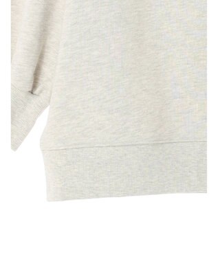 earth music&ecology 裏毛ロゴチュニック Oatmeal