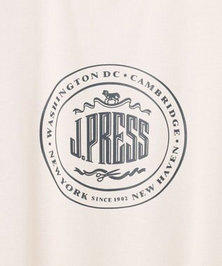 J.PRESS MEN 【WEB限定】オーバルロゴ Tシャツ ベージュ系