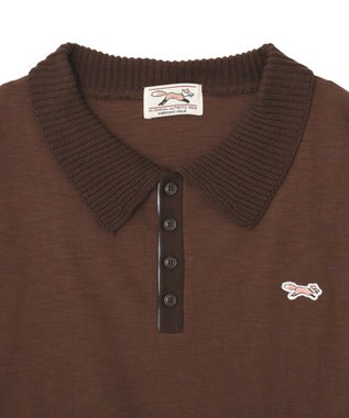 AMERICAN HOLIC 【PENNEY'S】配色ポロ+ショートパンツ Brown