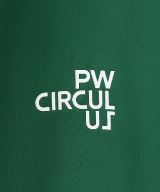 PW CIRCULUS 【UVカット / 吸水速乾 / 伸縮性抜群】【WOMEN】NEW バックメッシュモック T ゴルフウェア レディース グリーン系
