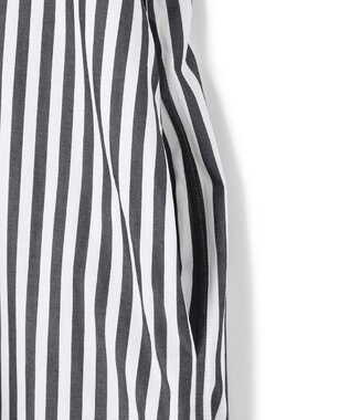BEIGE， PERSIMMON / シャツワンピース Black Stripe