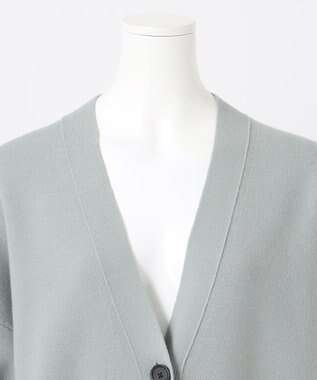 23区 【エステータ】エアリースパンウール カーディガン ミントグリーン系