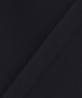 #Newans 【セレモニーにも】ベルト付ノーカラージャケット ネイビー系