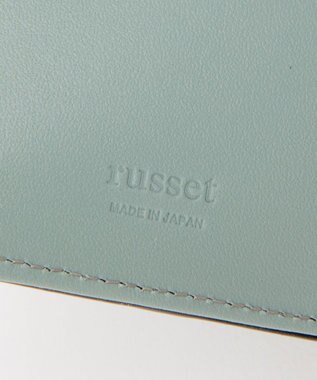 russet 【2025AW新作】パッチワークハーフウォレット(SO-430) Khaki/Sax