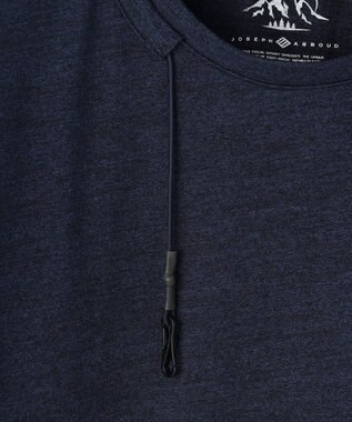 JOSEPH ABBOUD MOUNTAIN 【UNISEX】マスクホルダー付 オーガニックTシャツ ダルブルー系