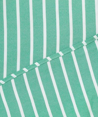 J.PRESS YORK STREET 【UNISEX】クレイジーストライプ バンドカラーシャツ グリーン系7