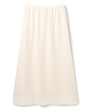 uncrave ドライタッチトロ フレアスカート エクリュ