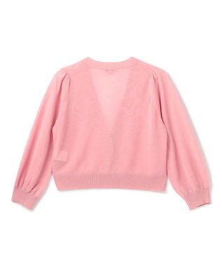 TOCCA 【洗える！】SHEER KNIT カーディガン ピンク系