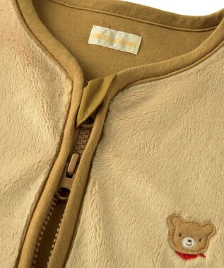 MIKI HOUSE HOT BISCUITS マイクロファー素材 スリーパー ギフトセット【BOX付き】 ベージュ