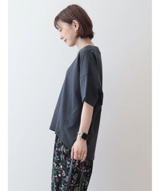 AMERICAN HOLIC ＵＶカット　コクーン半袖カットプルオーバー Charcoal Gray