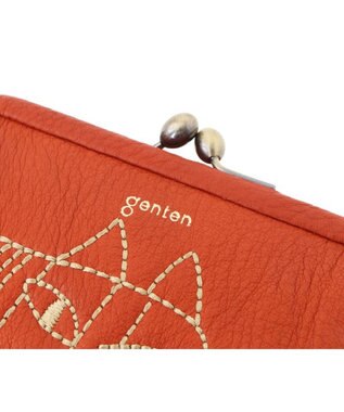 genten×LISA LARSON ソフト刺繍口金二つ折り財布「マイキー」 / genten 