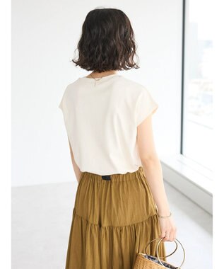 CRAFT STANDARD BOUTIQUE スムースフレンチスリーブプルオーバー Ivory