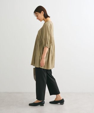 Green Parks ＢＰ　ボリュームスリーブチュニック Khaki