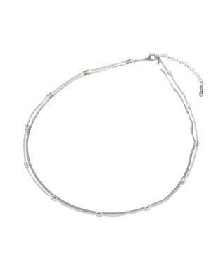 Green Parks 【ステンレス】スネーク２連ネックレス