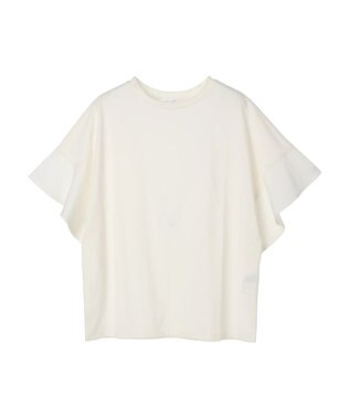Green Parks フレアスリーブドッキングプルオーバー Off White