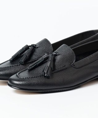 BONTRE 【BONTRE/ボントレ】アーモンドトゥタッセルローファー ブラック