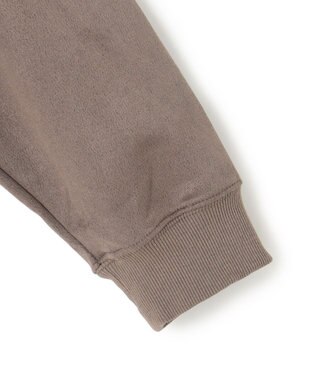 UNFILO MENS 【男女兼用】クリーンスエード エンボスロゴ クルー モカ