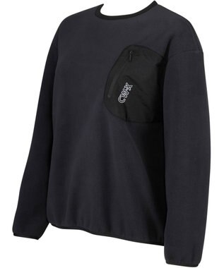 CW-X 【UNISEX】 CW-X プルオーバー 保温(本体) ゆったり設計 長袖 Uネック スポーツ ユニセックス DWR619 /ワコール ブラック