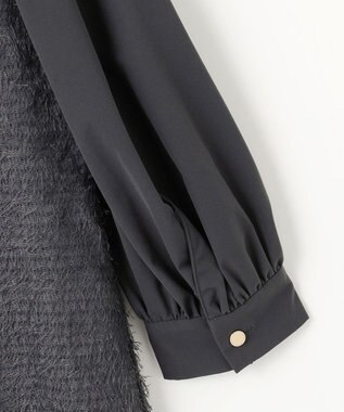 自由区 L 【カタログ掲載】ループカットジャカード ワンピース スレート