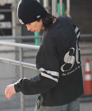 WEGO 【ユニセックス着用ITEM】ナンバリングT（長袖） ブラック