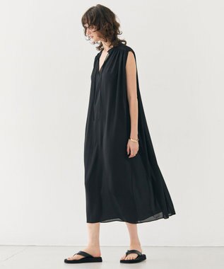 BEIGE， 【洗える】MUSCARI / ソフトシルクスキッパードレス