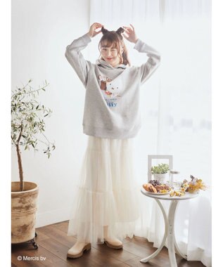 earth music&ecology ｍｉｆｆｙ／ｅａｒｔｈ　ｈｏｏｄｉｅ　ｃｏｌｌｅｃｔｉｏｎ Light Gray