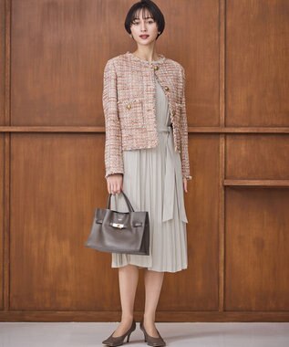 23区 VIOLAd'ORO イタリアンWフェイスレザー トートバッグ ダークブラウン系