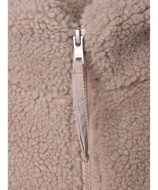 Green Parks スタンドカラーボアブルゾン Mocha