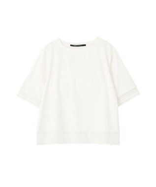 YECCA VECCA シアーMIXプルオーバー Off White