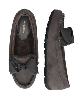 Bridget Birkin 【Bridget Birkin】グログランリボンモカシンシューズ グレースウェード