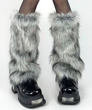 WEGO ミックスカラーファーレッグカバー2