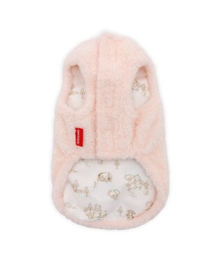 PET PARADISE ディズニー くまのプーさん ピグレット もこもこベスト 小型犬 ピンク