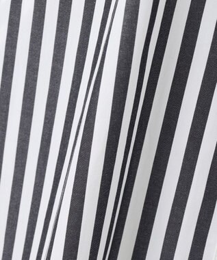 BEIGE， PERSIMMON / シャツワンピース Black Stripe