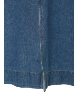 Green Parks デニムサロペットスカート Light Indigo