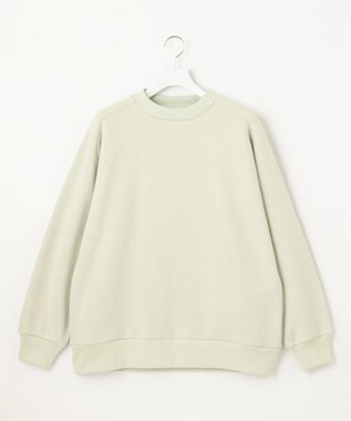 UNFILO MENS MOVE TEX モックネック裏起毛プルオーバー ライトグリーン系