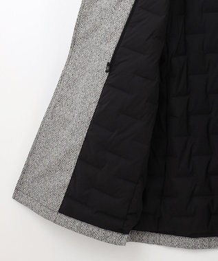 JOSEPH ABBOUD 【撥水/ダウン/ライナー取り外し可能】インターレースヘリンボン コート ライトグレー系7