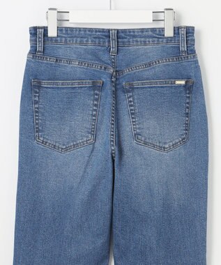 ANY SIS L センタープレスセミフレア デニム インディゴ