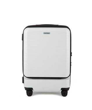 ACE BAGS & LUGGAGE World Traveler プリマス スーツケース 40/56L フロントオープン 06703 ワールドトラベラー ホワイト