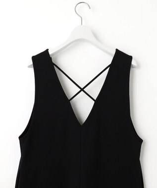 23区 【WEB限定】ロマネポンチジャージー ジャンパースカート ブラック系